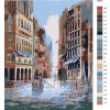 Malování podle čísel - PLAVBA MEZI BUDOVAMI (Rozměr 60x80 cm, Rámování vypnuté plátno na rám)