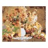 Malování podle čísel - BOHATÁ KYTICE V BÍLÉ VÁZE
