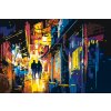 Malování podle čísel - NOČNÍ ULICE