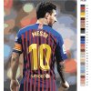 Malování podle čísel - MESSI (Rozměr 60x80 cm, Rámování vypnuté plátno na rám)