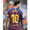 Malování podle čísel - MESSI (Rozměr 60x80 cm, Rámování vypnuté plátno na rám)