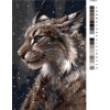 Malování podle čísel - RYS V ZIMĚ (Rozměr 60x80 cm, Rámování vypnuté plátno na rám)