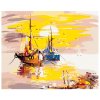 Malování podle čísel - BÁRKY PŘI ZÁPADU SLUNCE