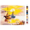Malování podle čísel - BÁRKY PŘI ZÁPADU SLUNCE