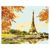 Malování podle čísel - EIFFELOVKA NA PODZIM