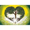 Malování podle čísel - ZELENÝ STROM V SRDCI by LOUISE ART