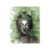 Malování podle čísel - ZELENÝ BUDDHA