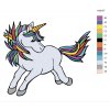 Malování podle čísel - BAREVNÝ JEDNOROŽEC