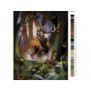 Malování podle čísel - AGNIESZKA MLECZEK - JELEN A LESNÍ DUCHOVÉ