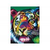 Malování podle čísel - BAREVNÝ TYGR