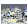 Malování podle čísel - ZIMNÍ MOTIV - ZASNĚŽENÉ CHALOUPKY