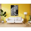 Malování podle čísel - ZEBRA (Rozměr 60x80 cm, Rámování vypnuté plátno na rám)