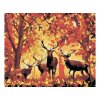 Malování podle čísel - JELENI A PODZIMNÍ LES