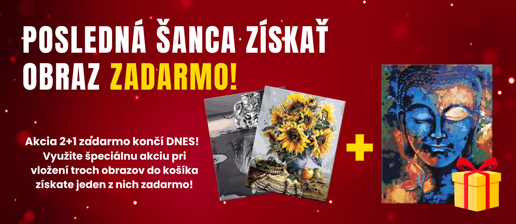 Posledná šanca 2+1 zadarmo!