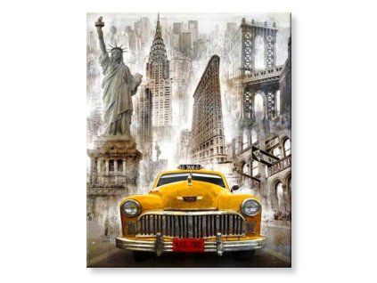 Maľovanie podľa čísel - New York Taxi