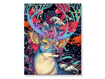 Maľovanie podľa čísel - Fairy Deer
