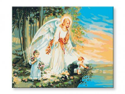 Maľovanie podľa čísel - Angel