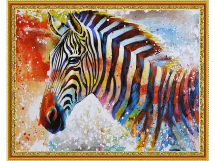 Diamantové maľovanie - Zebra