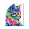 Maľovanie podľa čísel - farebná mačka