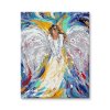 Maľovanie podľa čísel - farebný anjel