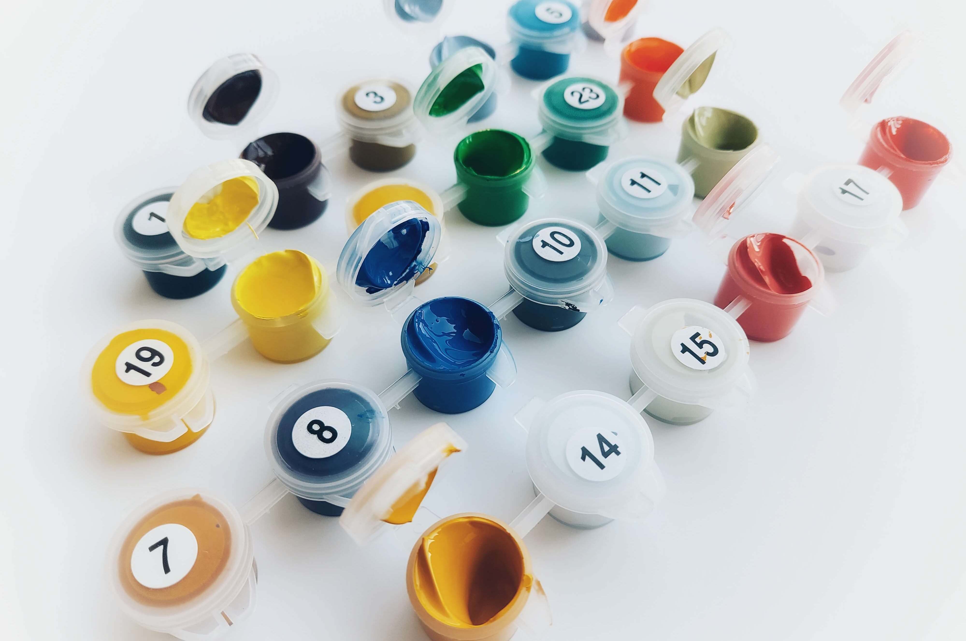 Nejčastější chyby začátečníků při malování podle čísel