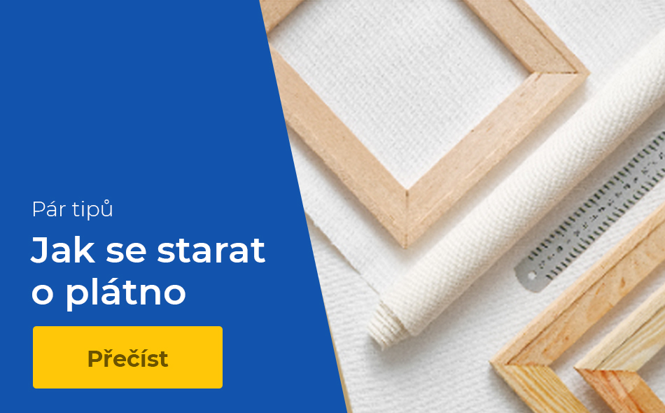 Obrazy podle čísel - jak se starat o malířské plátno