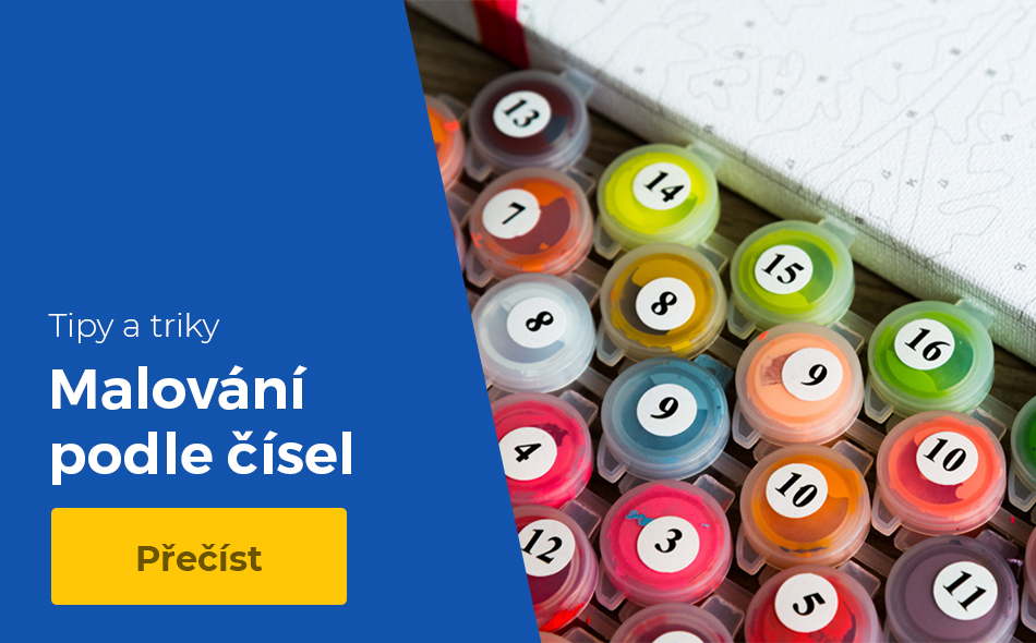 Obrazy malované podle čísel - tipy a triky