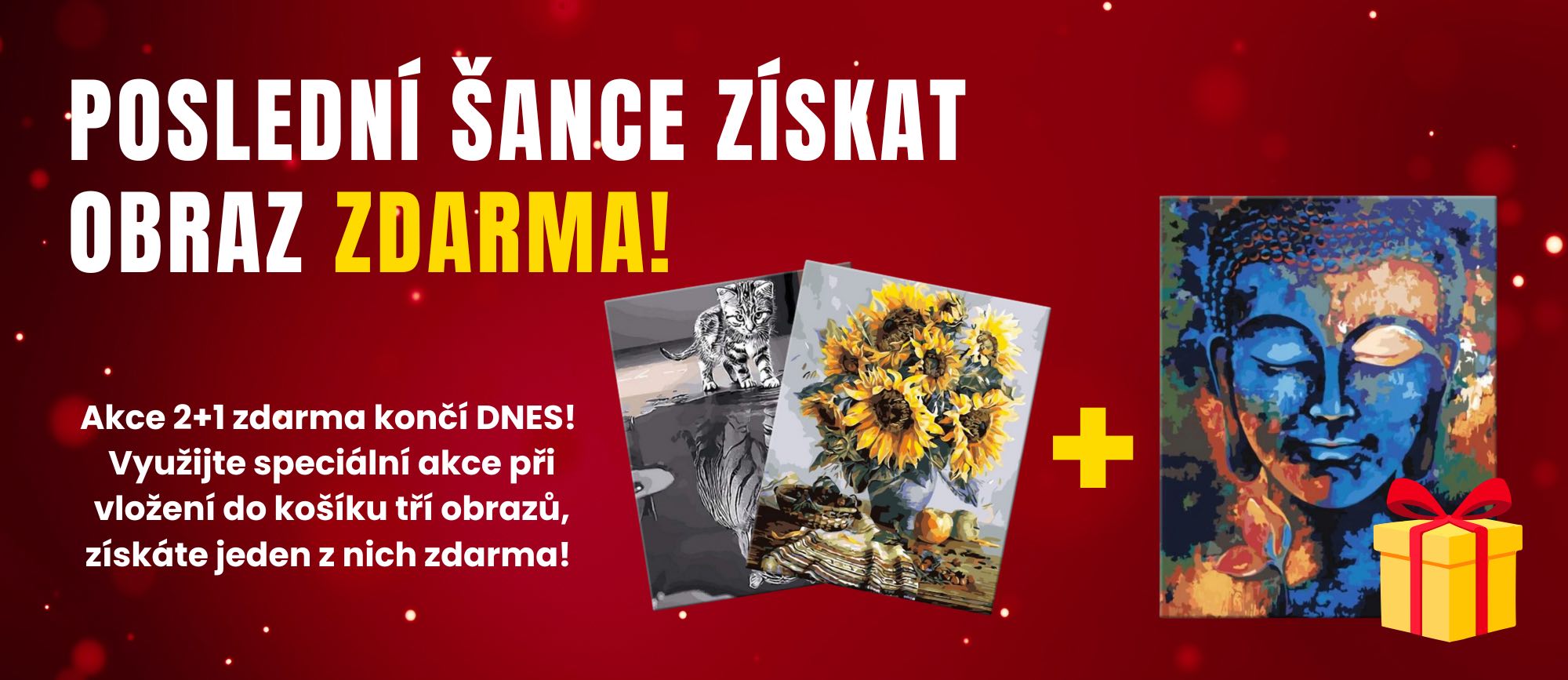 poslední šance 2+1 zdarma