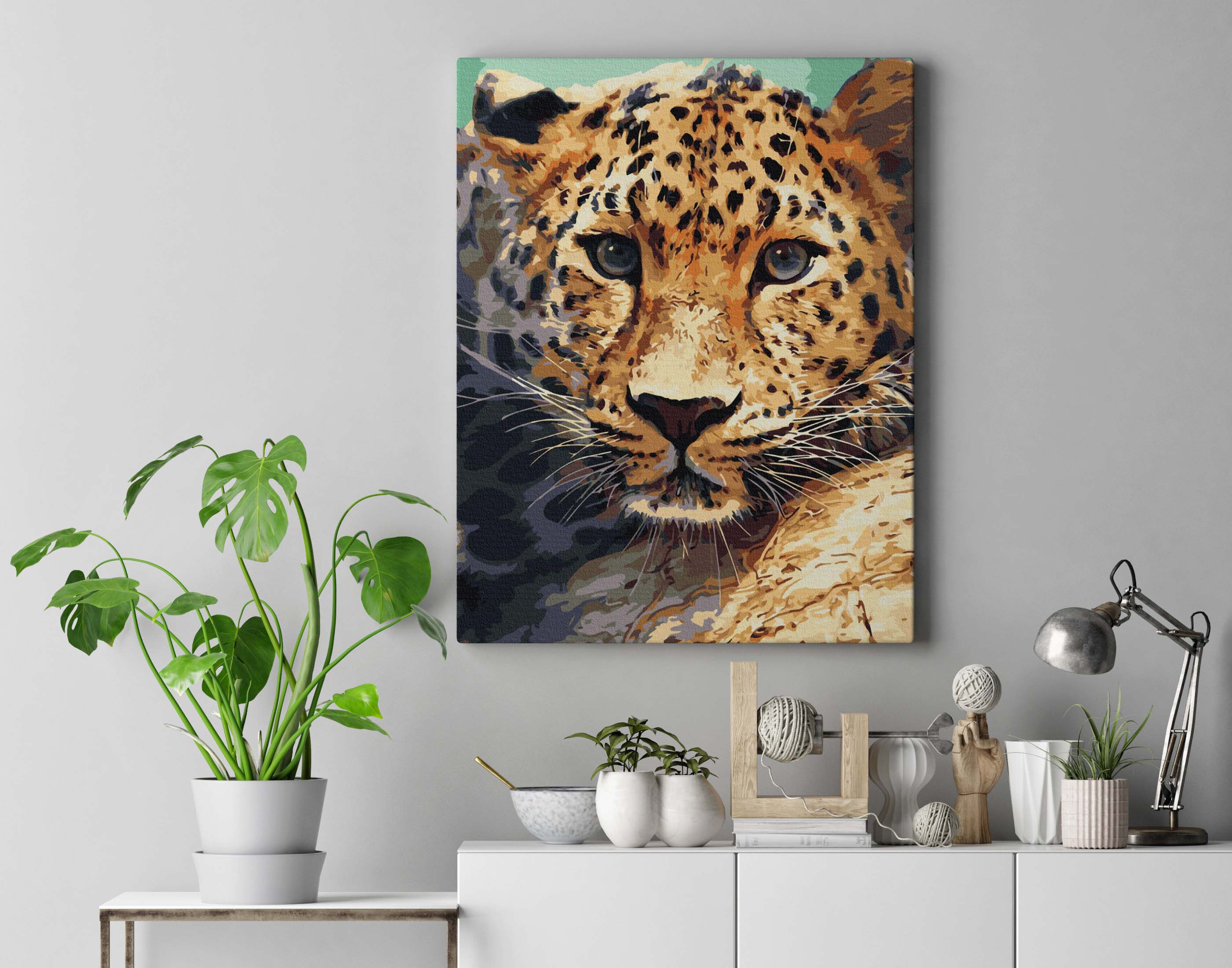 Portrét leoparda