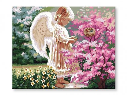 Malování podle čísel - Malý anděl