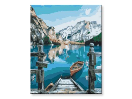 Loď poblíž jezera Braes