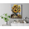 Malování podle čísel - Váza slunečnic
