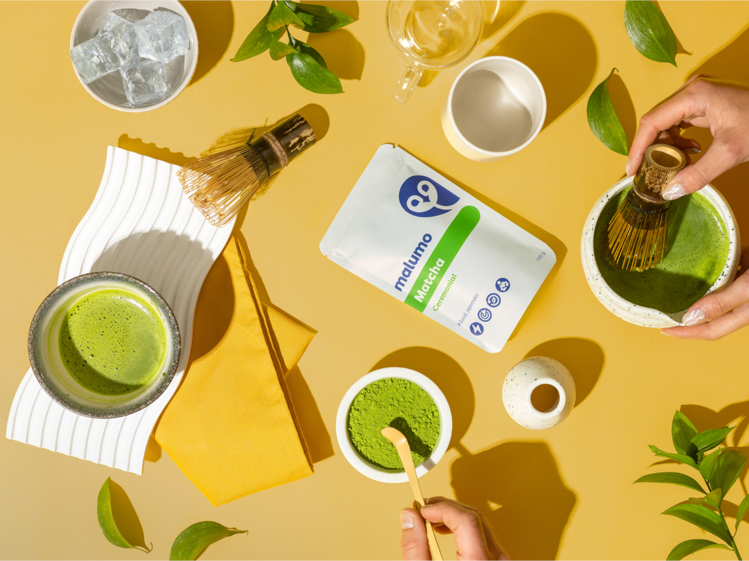 Jak připravit základní matcha nápoje: matcha latté, matcha limonáda a tradiční matcha čaj usucha a koicha