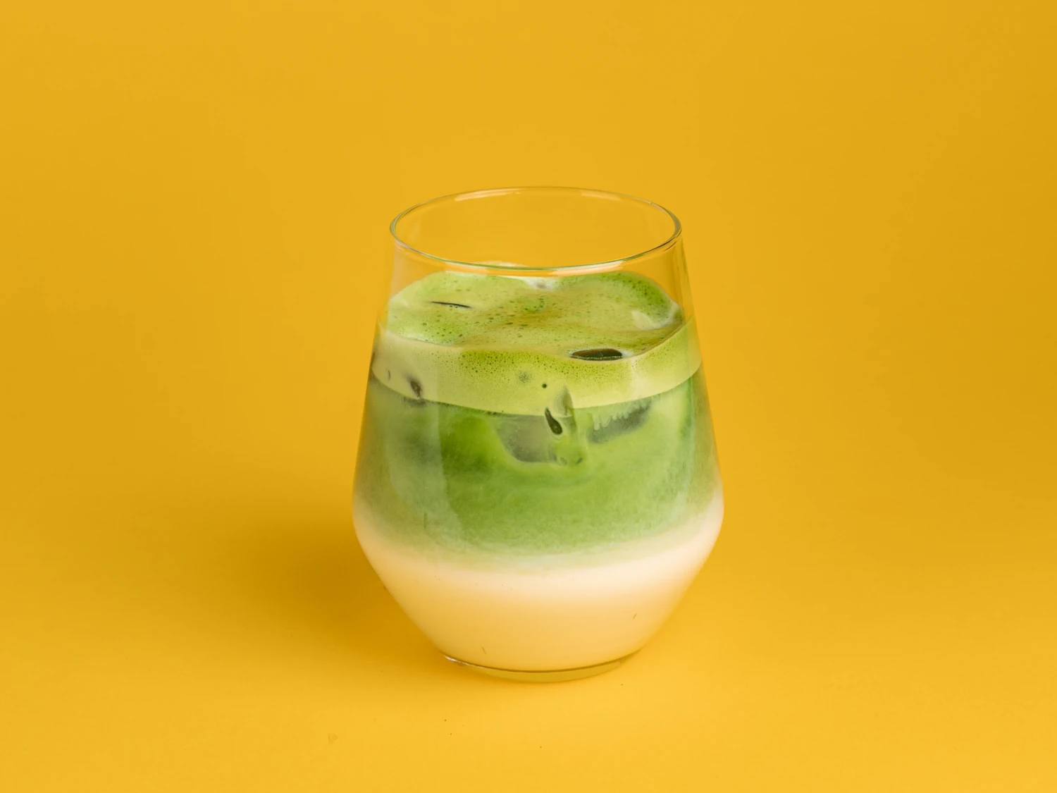 Jak připravit matcha latté - hotový nápoj