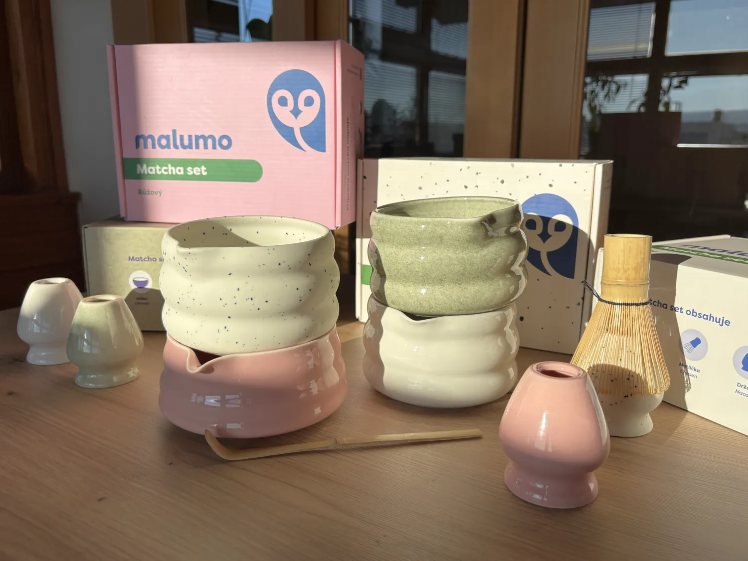 Malumo Matcha sety v různých variantách