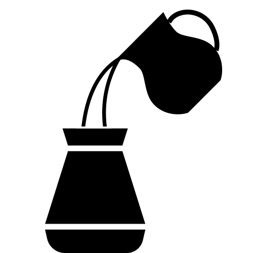 Zalití vlažnou vodou