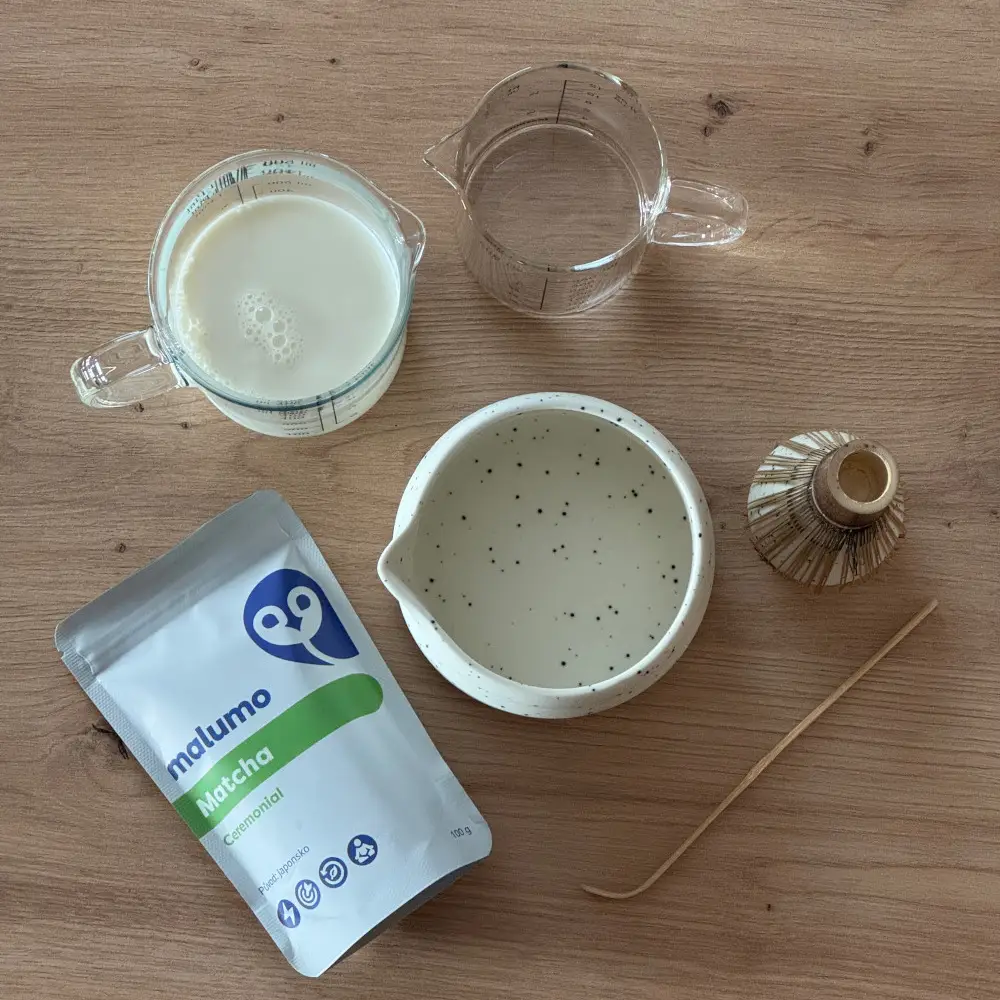 Čo budete potrebovať na prípravu Matcha latte
