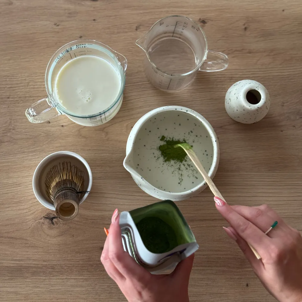 Nasypanie Matcha od Malumo