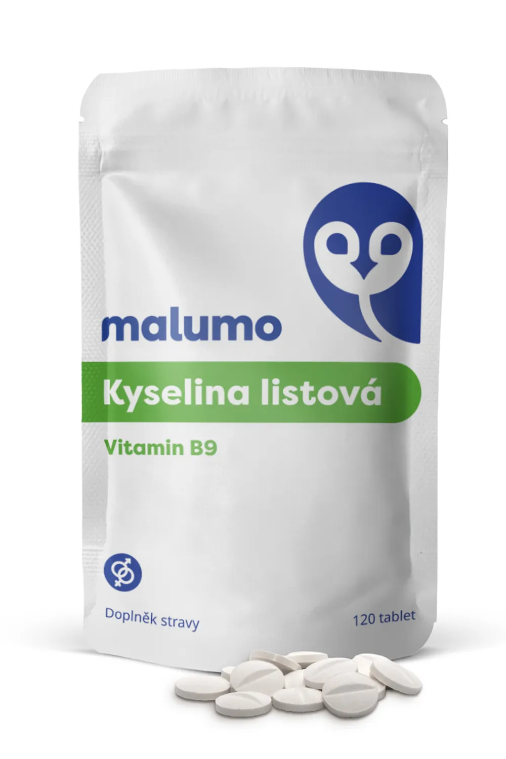 Kyselina listová - Vitamín B9 od Malumo