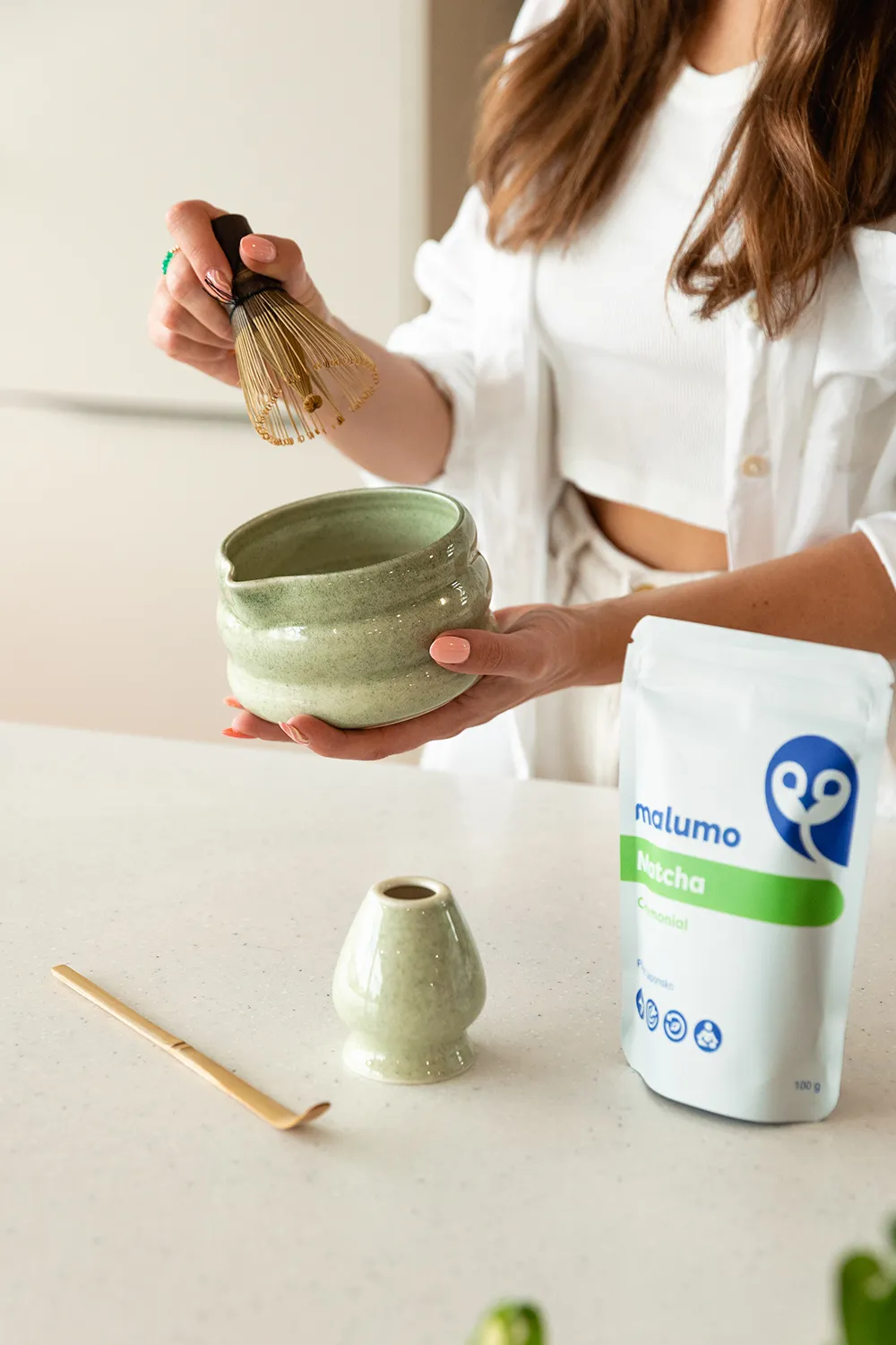 Ako sa používa Matcha set zelený