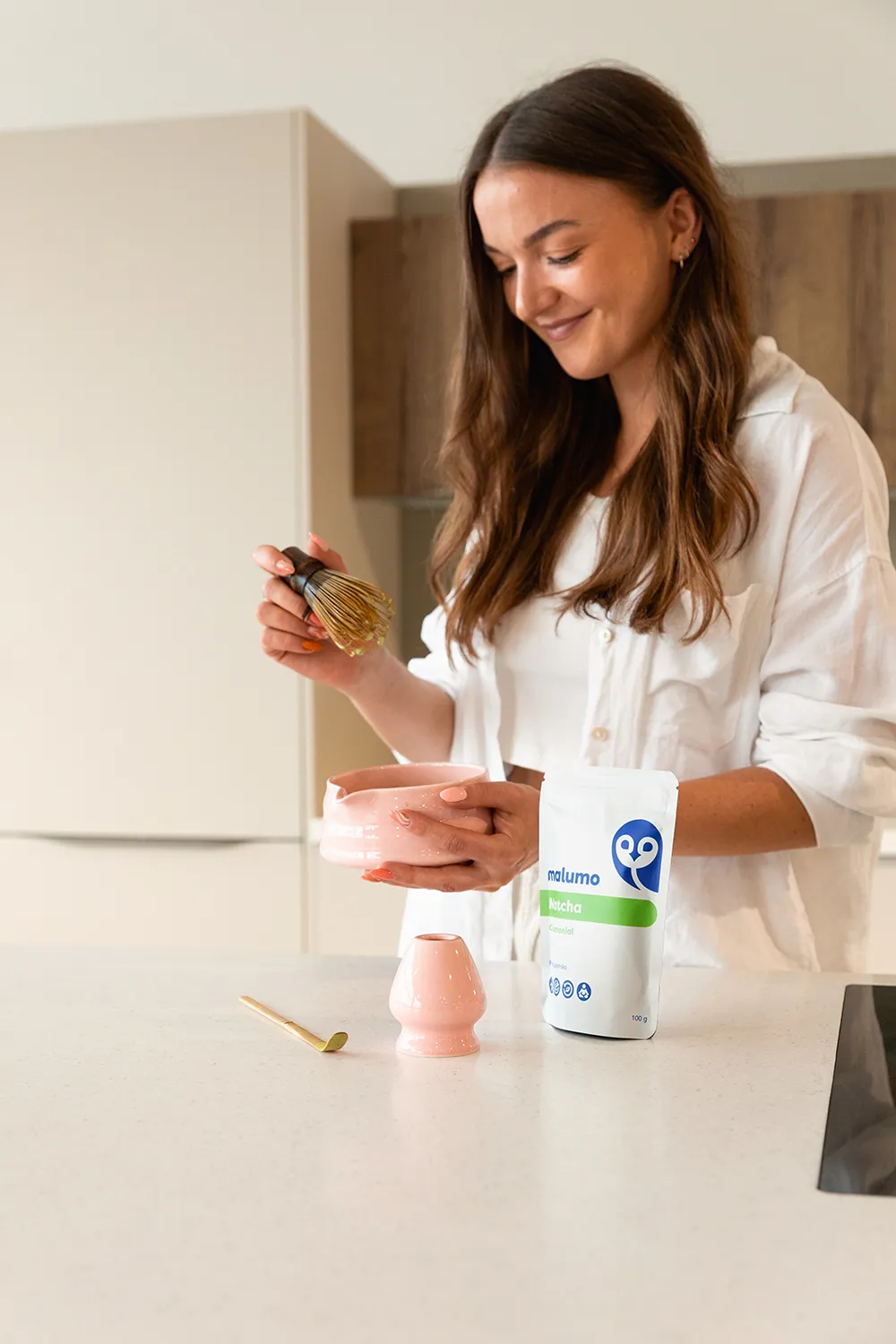 Prečo matcha set ružový?