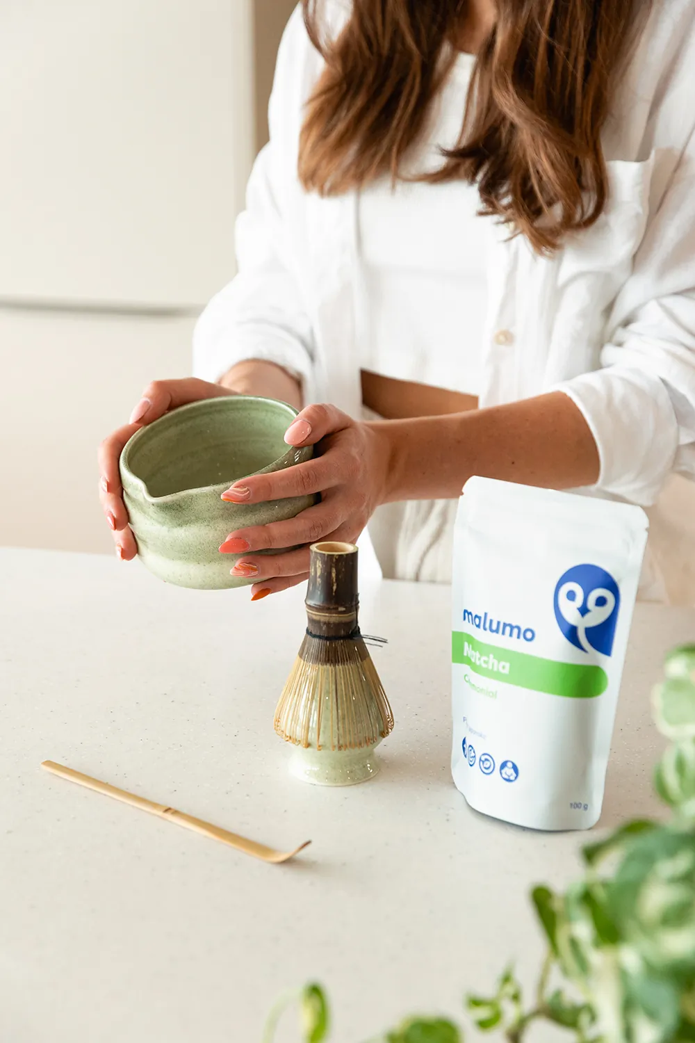 Prečo matcha set zelený?