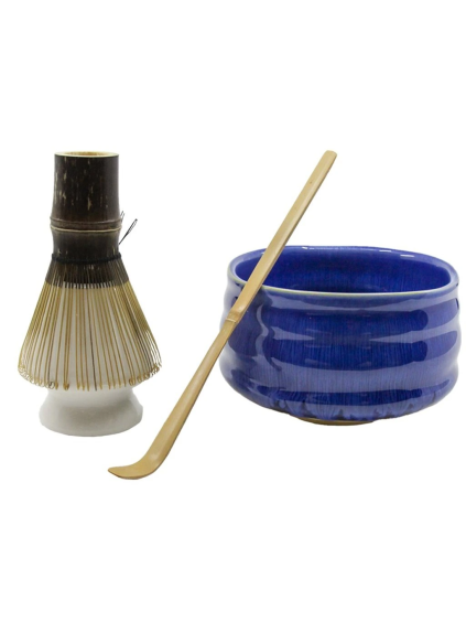 matcha set modry
