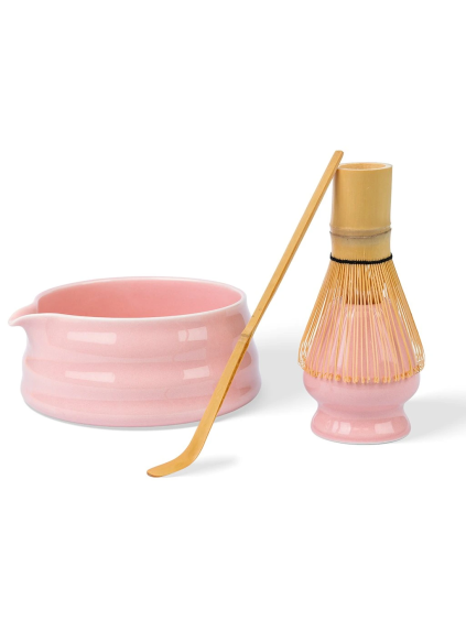 matcha set ruzovy produktovka