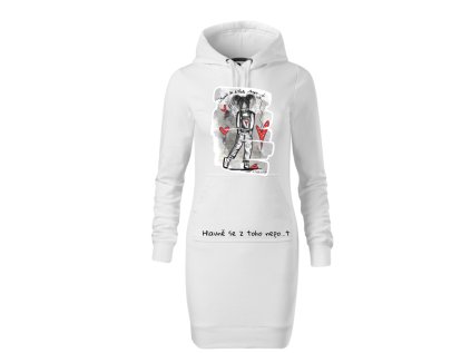 Dlouhá mikina Hlavně se z toho neposrat