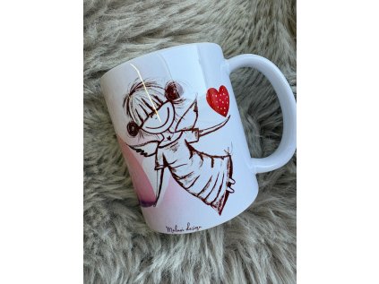 Hrnek "Křídla tě unesou i v těžký den"