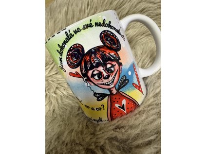 Hrnek "Jsem dokonalá ve své nedokonalosti"