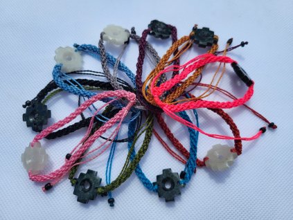 Bracelets with chakana 10 pc mix color 2