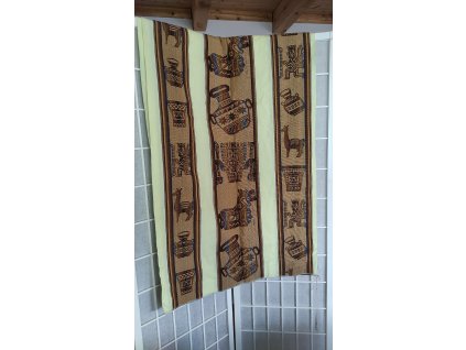 Látka z acrylu žlutá