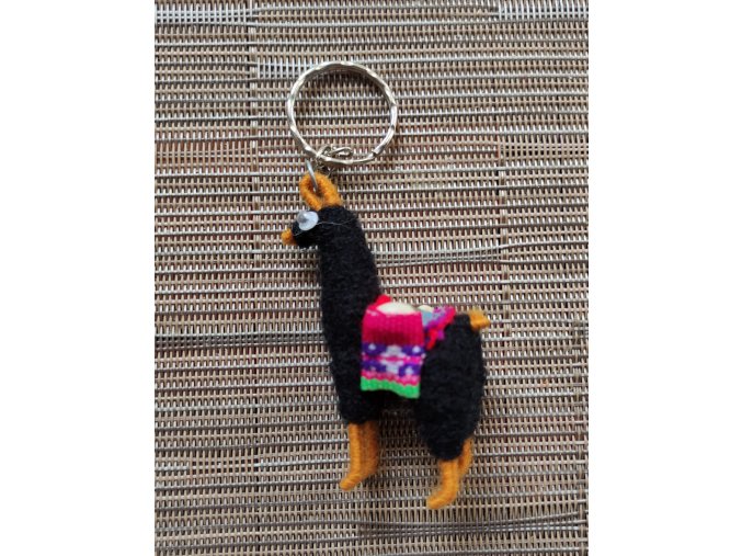 Pendant llama - black